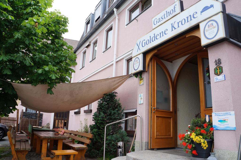 Gasthof Goldene Krone Selbitz Extérieur photo